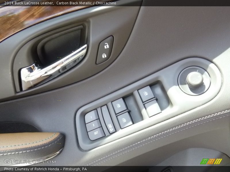 Carbon Black Metallic / Choccachino 2014 Buick LaCrosse Leather