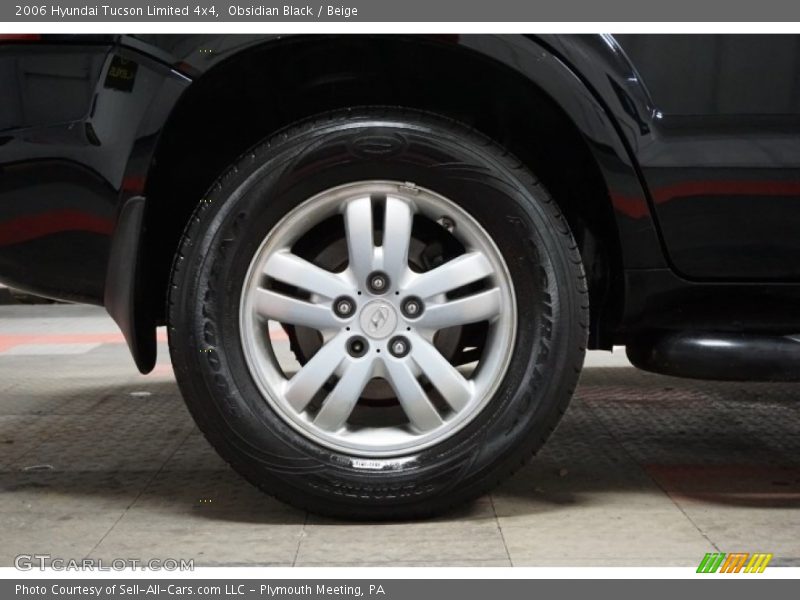 Obsidian Black / Beige 2006 Hyundai Tucson Limited 4x4