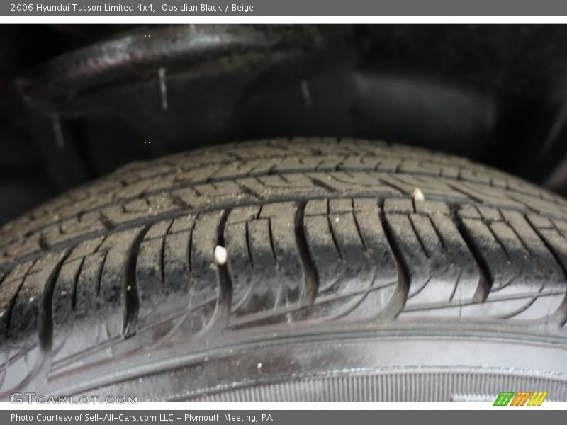 Obsidian Black / Beige 2006 Hyundai Tucson Limited 4x4