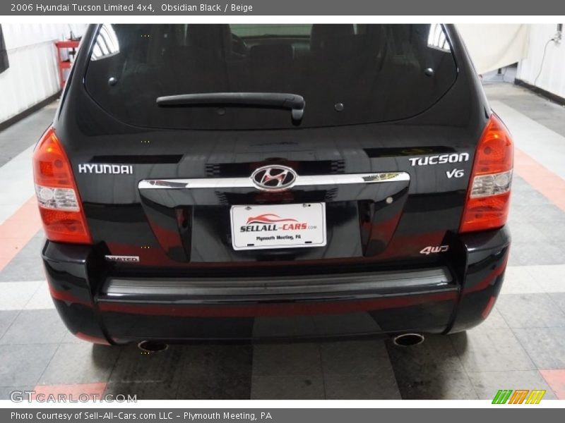Obsidian Black / Beige 2006 Hyundai Tucson Limited 4x4