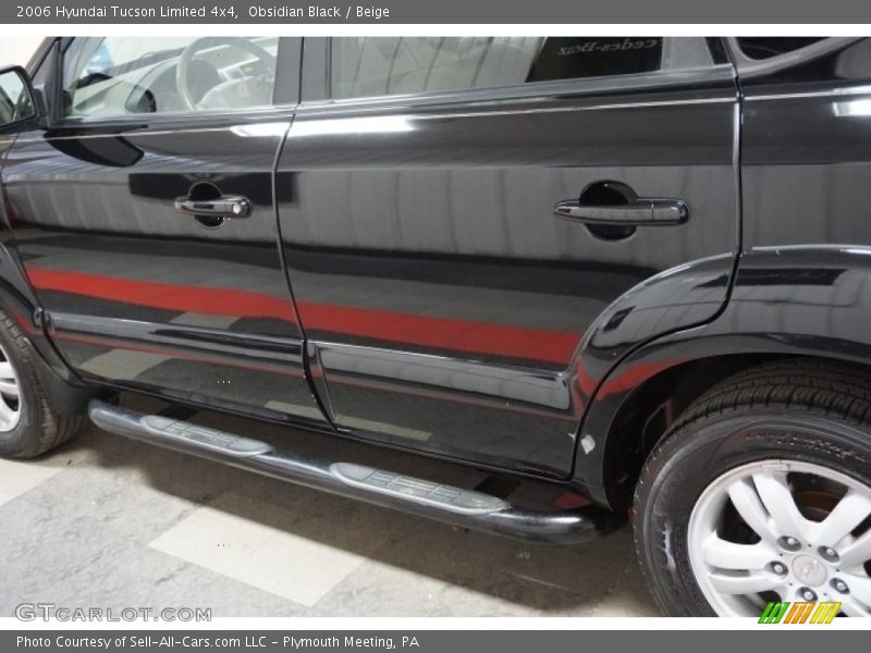 Obsidian Black / Beige 2006 Hyundai Tucson Limited 4x4
