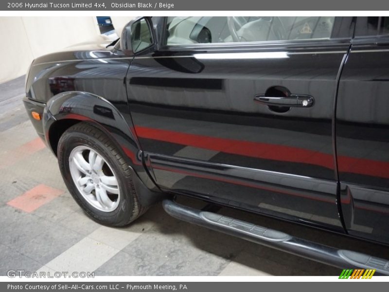 Obsidian Black / Beige 2006 Hyundai Tucson Limited 4x4