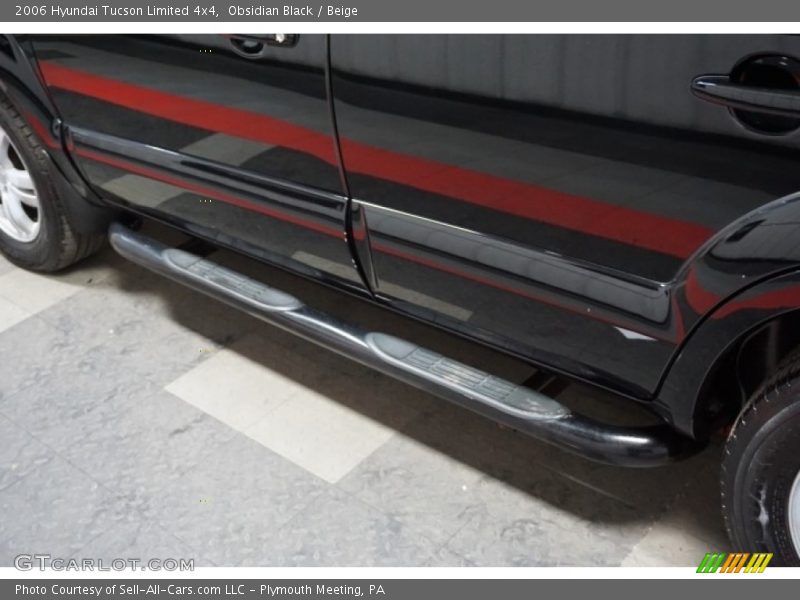 Obsidian Black / Beige 2006 Hyundai Tucson Limited 4x4