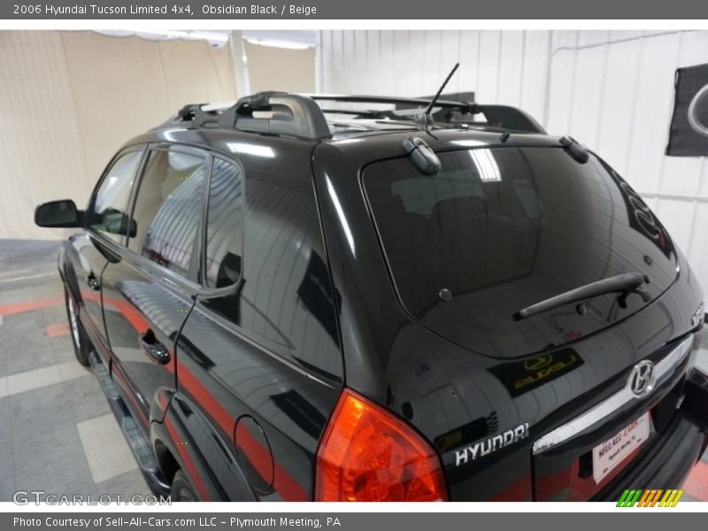 Obsidian Black / Beige 2006 Hyundai Tucson Limited 4x4