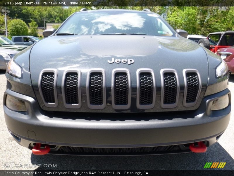 Rhino / Black 2016 Jeep Cherokee Trailhawk 4x4