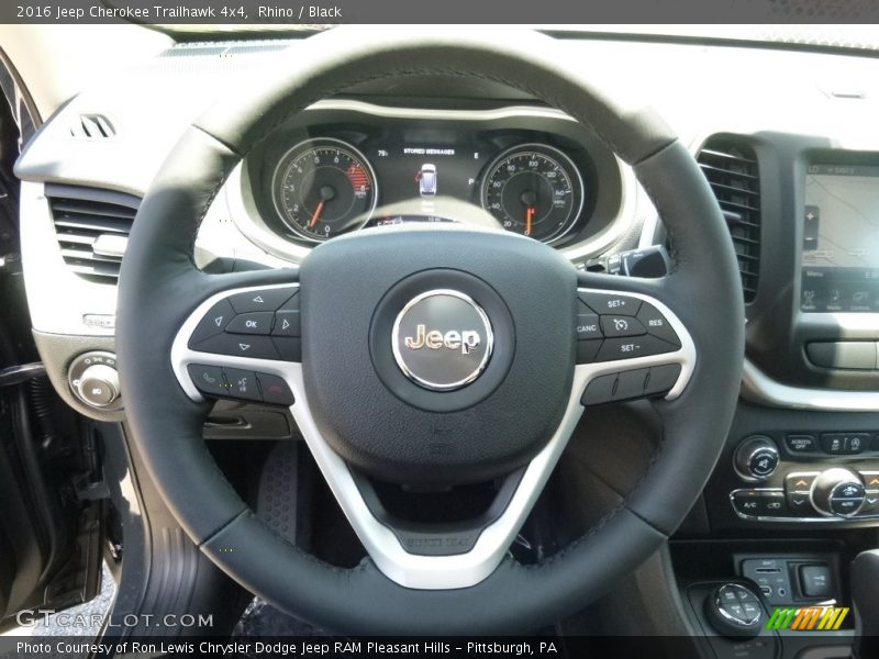 Rhino / Black 2016 Jeep Cherokee Trailhawk 4x4