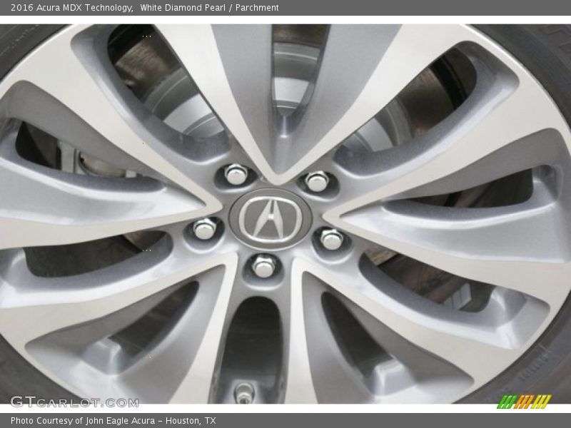 White Diamond Pearl / Parchment 2016 Acura MDX Technology