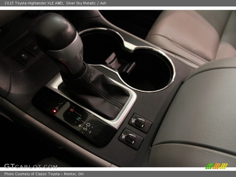 Silver Sky Metallic / Ash 2015 Toyota Highlander XLE AWD