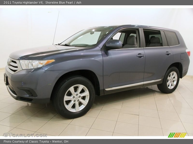 Shoreline Blue Pearl / Ash 2011 Toyota Highlander V6