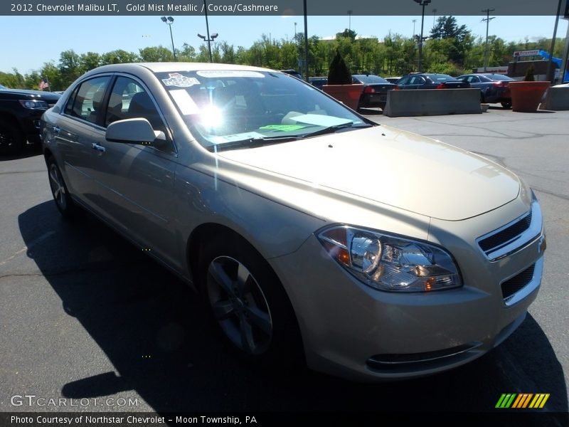 Gold Mist Metallic / Cocoa/Cashmere 2012 Chevrolet Malibu LT