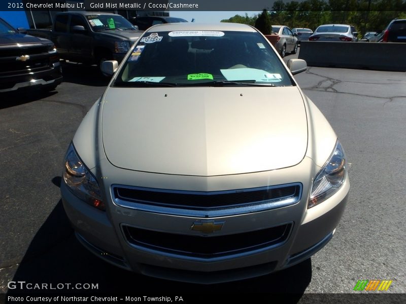 Gold Mist Metallic / Cocoa/Cashmere 2012 Chevrolet Malibu LT