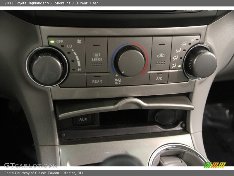 Shoreline Blue Pearl / Ash 2011 Toyota Highlander V6