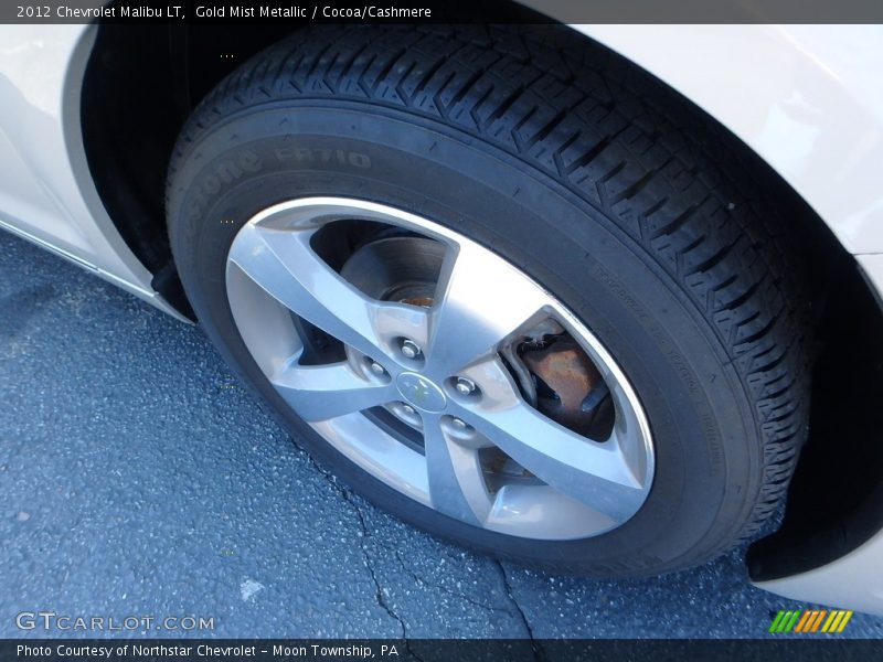 Gold Mist Metallic / Cocoa/Cashmere 2012 Chevrolet Malibu LT