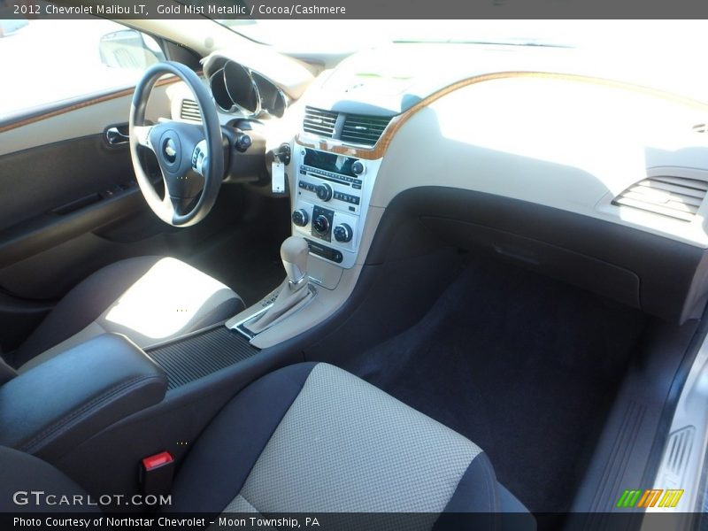 Gold Mist Metallic / Cocoa/Cashmere 2012 Chevrolet Malibu LT