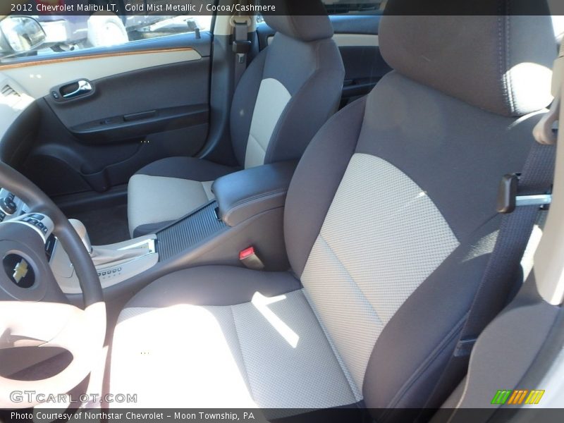 Gold Mist Metallic / Cocoa/Cashmere 2012 Chevrolet Malibu LT