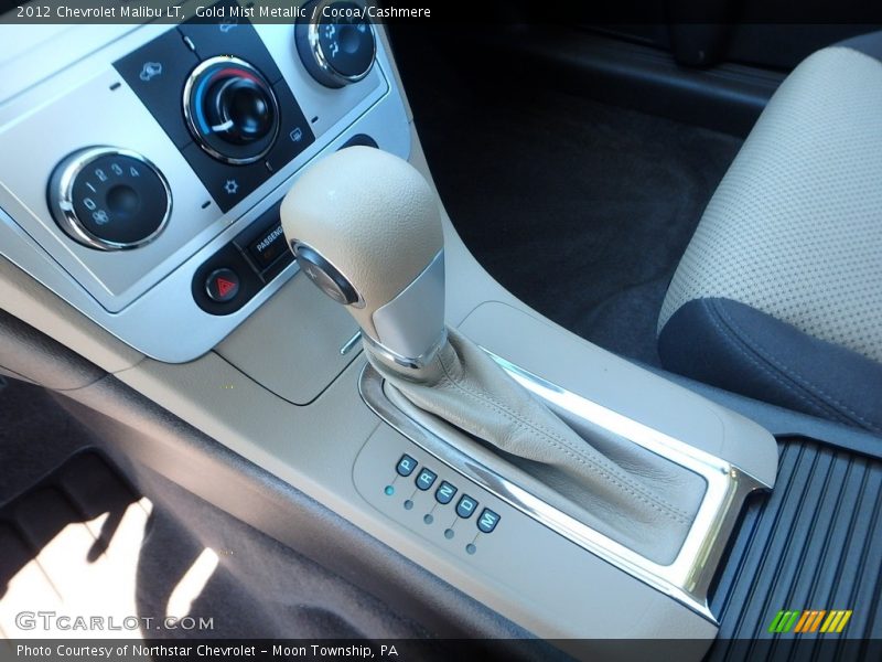 Gold Mist Metallic / Cocoa/Cashmere 2012 Chevrolet Malibu LT