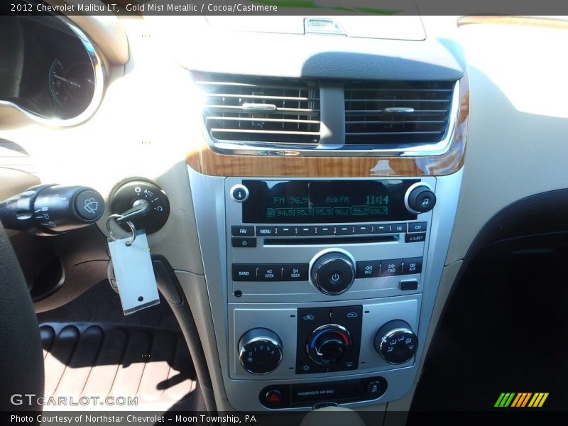 Gold Mist Metallic / Cocoa/Cashmere 2012 Chevrolet Malibu LT
