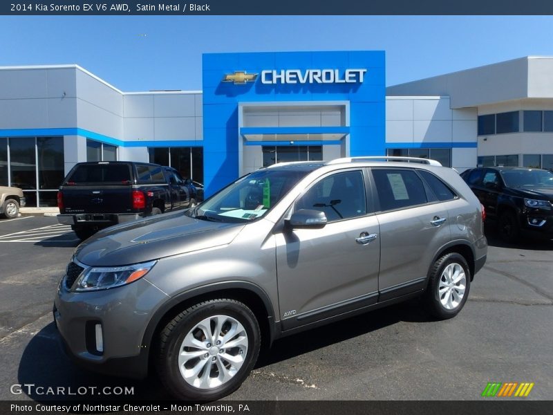 Satin Metal / Black 2014 Kia Sorento EX V6 AWD