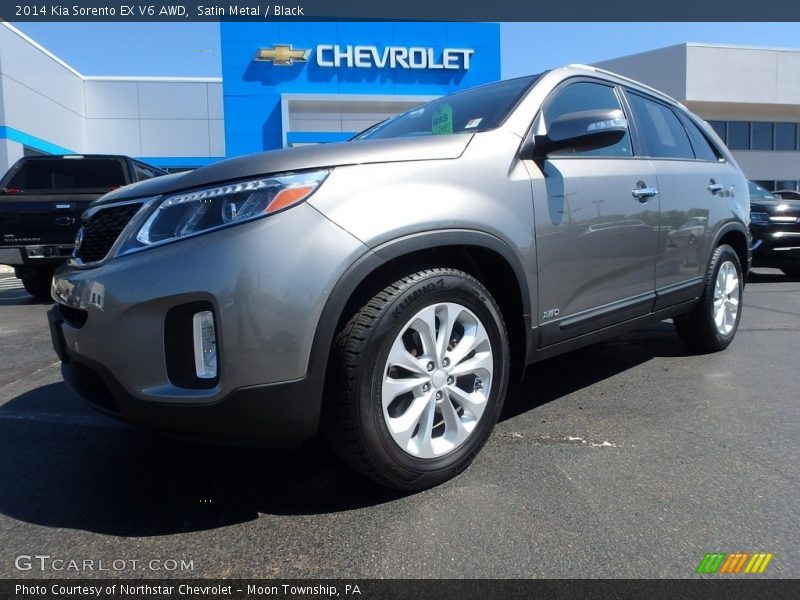 Satin Metal / Black 2014 Kia Sorento EX V6 AWD