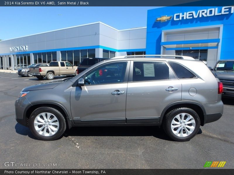 Satin Metal / Black 2014 Kia Sorento EX V6 AWD
