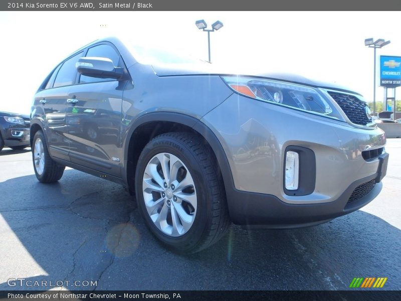 Satin Metal / Black 2014 Kia Sorento EX V6 AWD