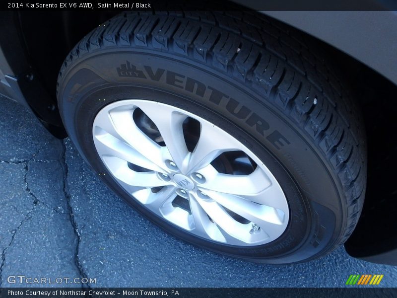 Satin Metal / Black 2014 Kia Sorento EX V6 AWD