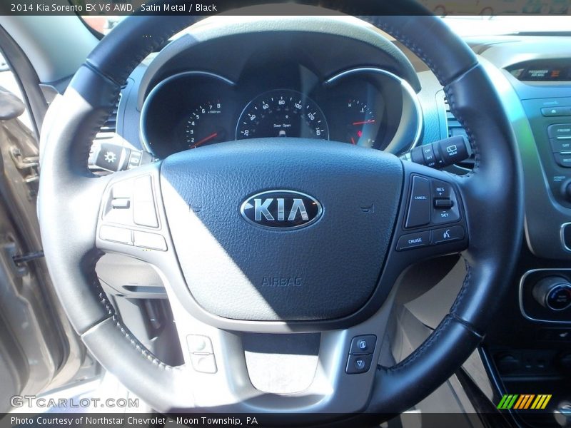 Satin Metal / Black 2014 Kia Sorento EX V6 AWD