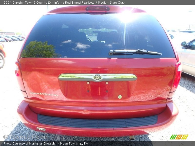 Inferno Red Tinted Pearlcoat / Medium Slate Gray 2004 Chrysler Town & Country LX