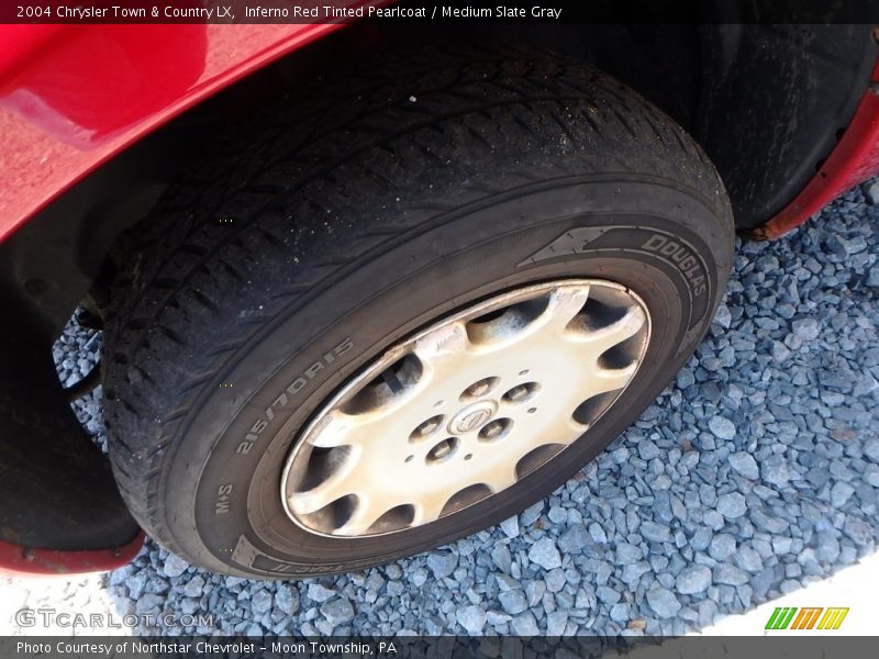 Inferno Red Tinted Pearlcoat / Medium Slate Gray 2004 Chrysler Town & Country LX