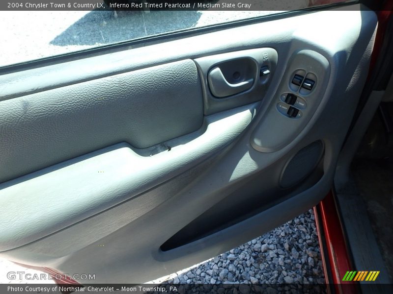 Inferno Red Tinted Pearlcoat / Medium Slate Gray 2004 Chrysler Town & Country LX