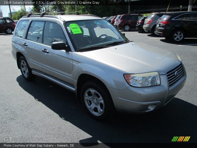 Crystal Gray Metallic / Graphite Gray 2006 Subaru Forester 2.5 X