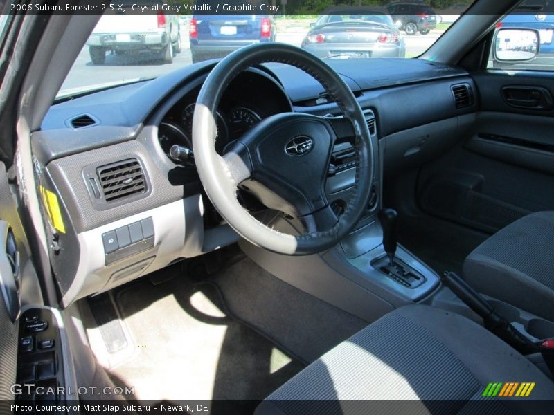Crystal Gray Metallic / Graphite Gray 2006 Subaru Forester 2.5 X