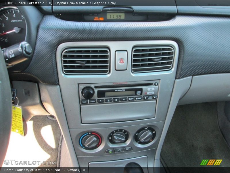 Crystal Gray Metallic / Graphite Gray 2006 Subaru Forester 2.5 X