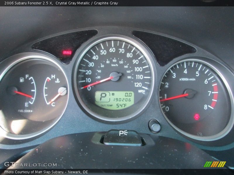 Crystal Gray Metallic / Graphite Gray 2006 Subaru Forester 2.5 X