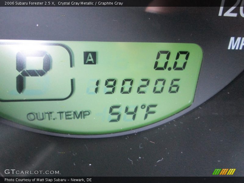 Crystal Gray Metallic / Graphite Gray 2006 Subaru Forester 2.5 X