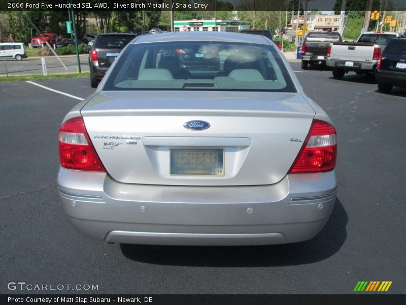 Silver Birch Metallic / Shale Grey 2006 Ford Five Hundred SEL AWD
