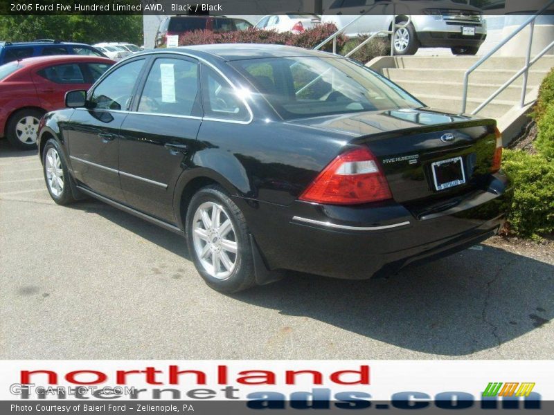 Black / Black 2006 Ford Five Hundred Limited AWD