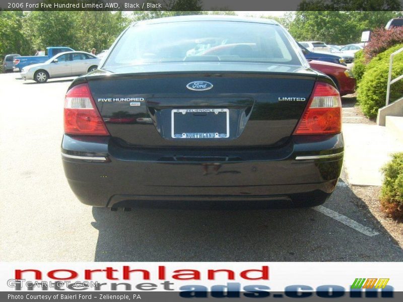 Black / Black 2006 Ford Five Hundred Limited AWD