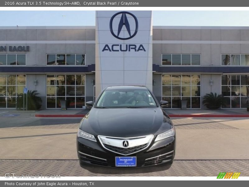 Crystal Black Pearl / Graystone 2016 Acura TLX 3.5 Technology SH-AWD