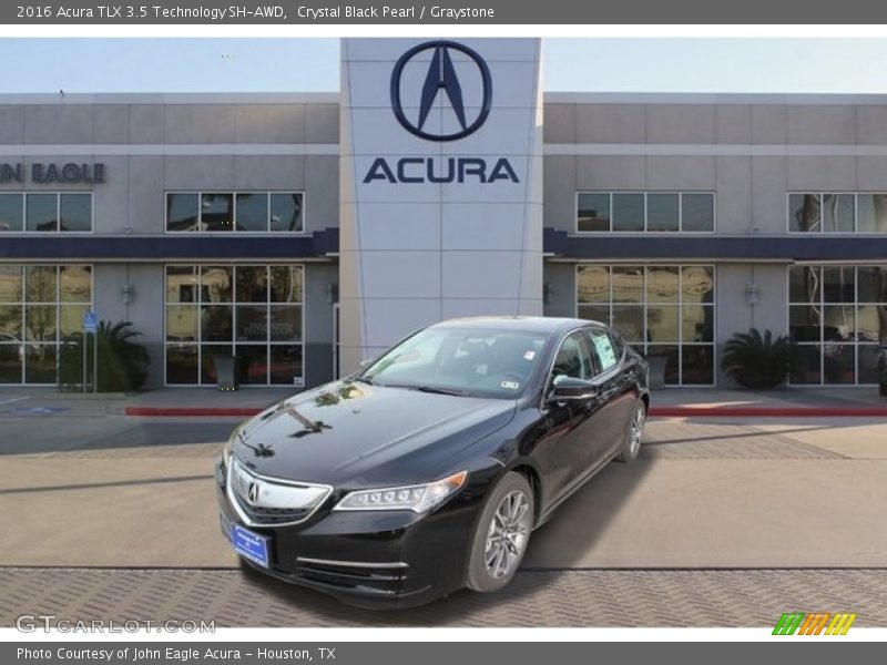 Crystal Black Pearl / Graystone 2016 Acura TLX 3.5 Technology SH-AWD