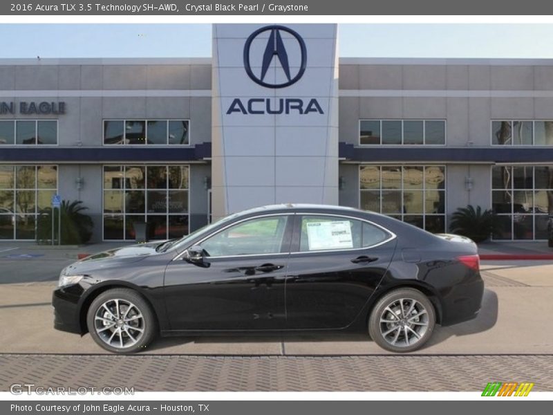 Crystal Black Pearl / Graystone 2016 Acura TLX 3.5 Technology SH-AWD