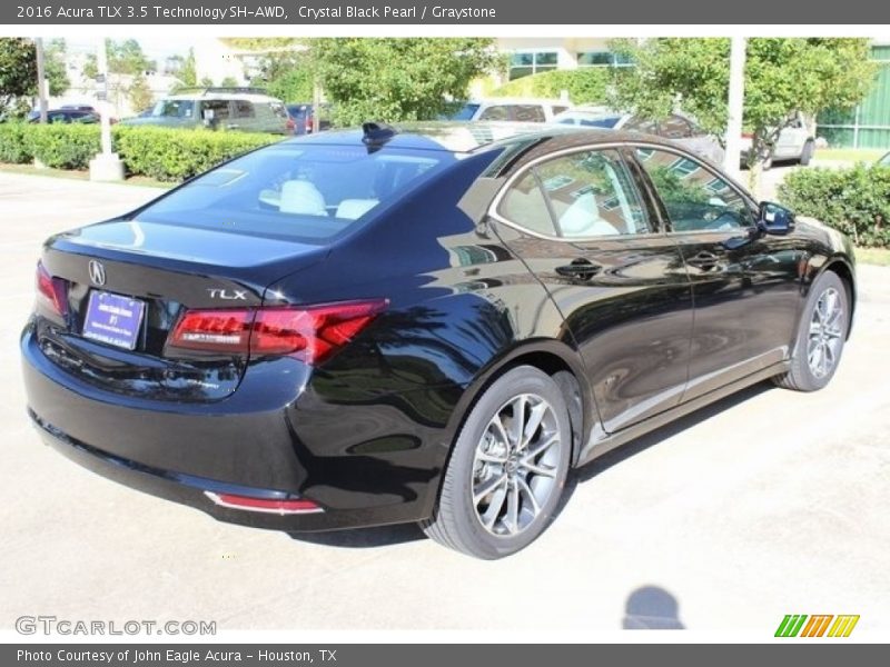 Crystal Black Pearl / Graystone 2016 Acura TLX 3.5 Technology SH-AWD