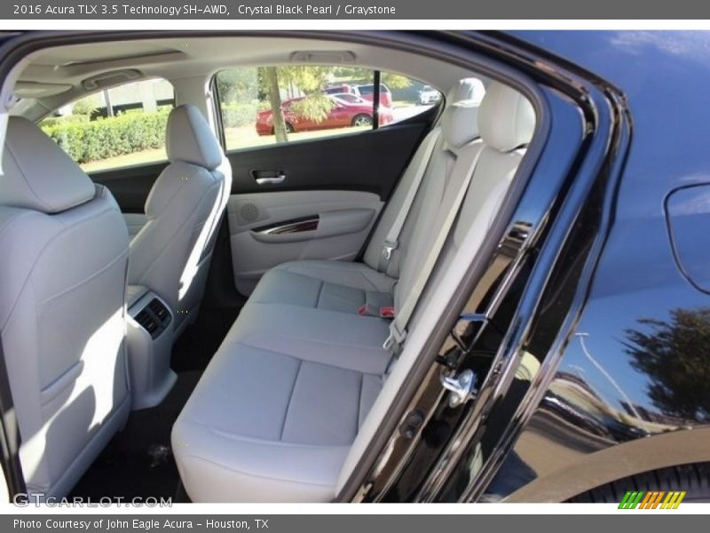 Crystal Black Pearl / Graystone 2016 Acura TLX 3.5 Technology SH-AWD