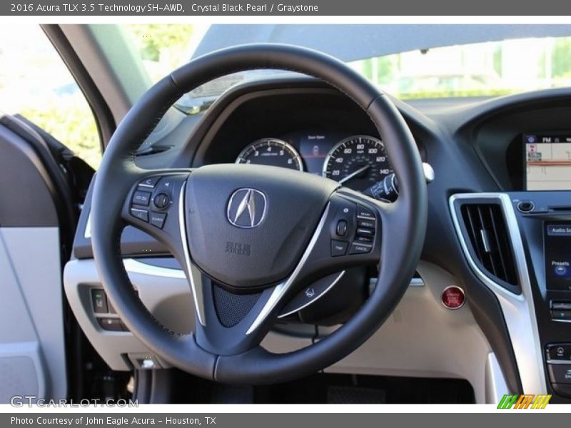 Crystal Black Pearl / Graystone 2016 Acura TLX 3.5 Technology SH-AWD