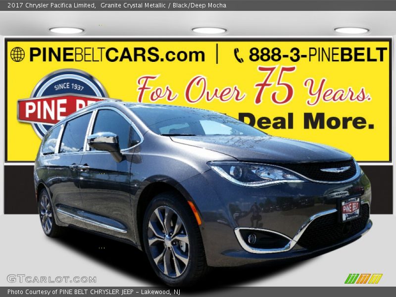Granite Crystal Metallic / Black/Deep Mocha 2017 Chrysler Pacifica Limited