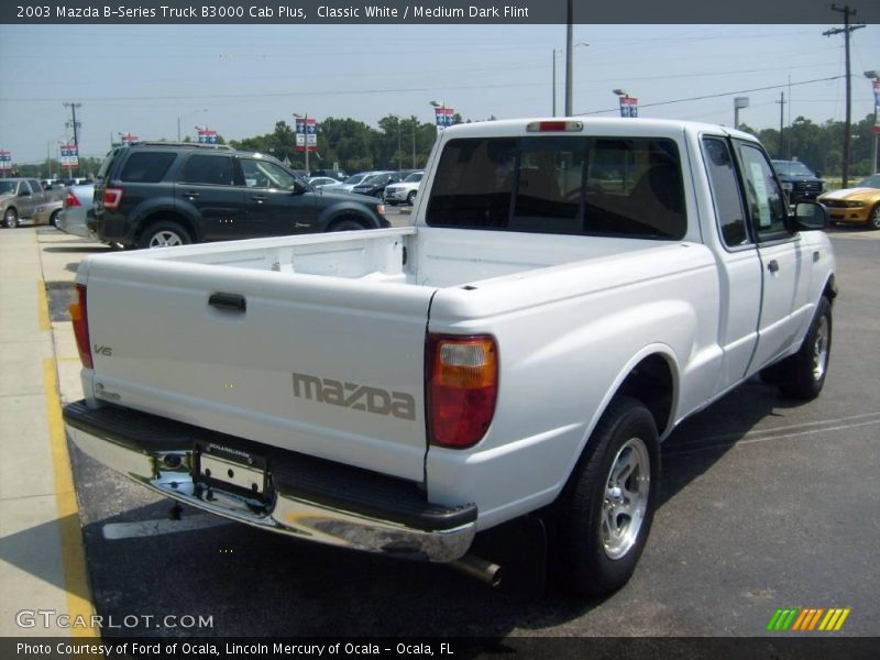 Classic White / Medium Dark Flint 2003 Mazda B-Series Truck B3000 Cab Plus