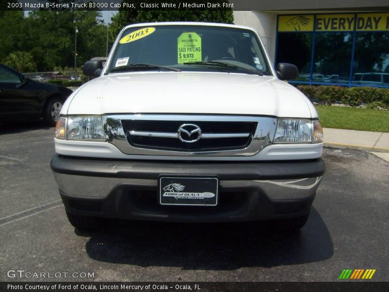 Classic White / Medium Dark Flint 2003 Mazda B-Series Truck B3000 Cab Plus