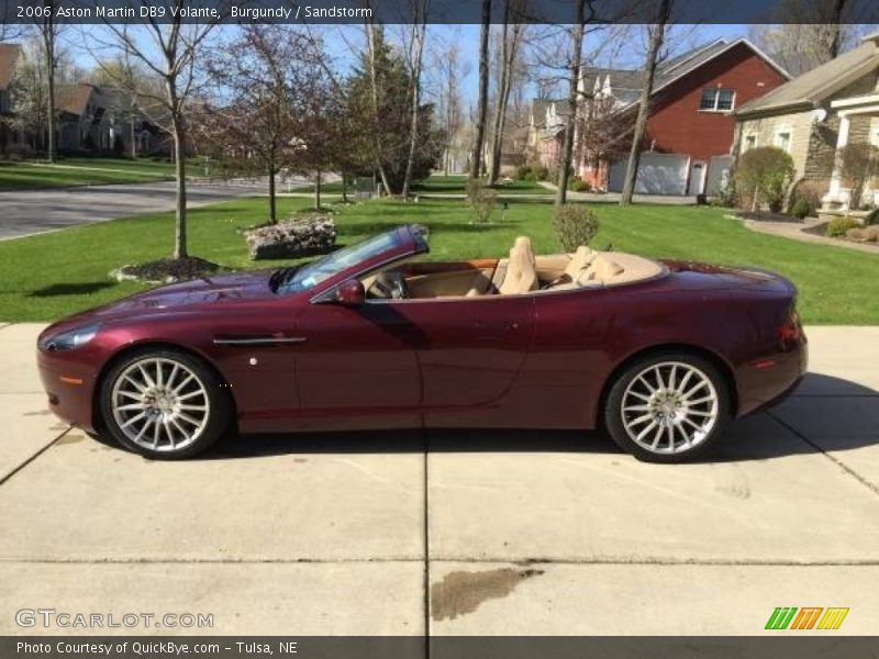  2006 DB9 Volante Burgundy