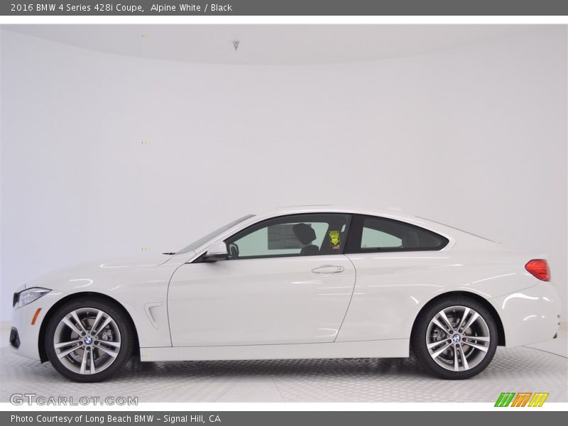 Alpine White / Black 2016 BMW 4 Series 428i Coupe