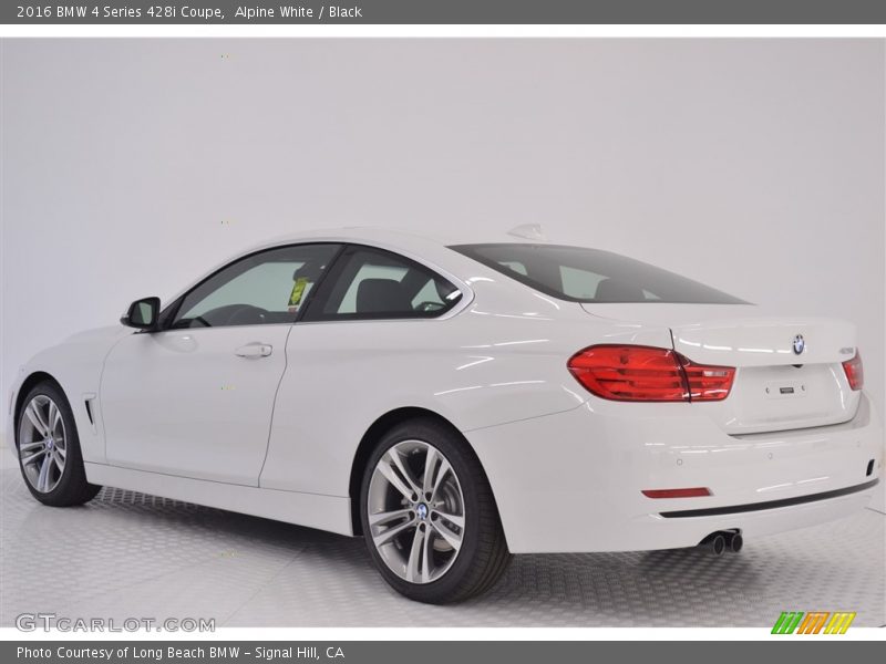 Alpine White / Black 2016 BMW 4 Series 428i Coupe